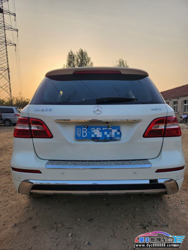 13年奔驰MLSUV抵押车出售