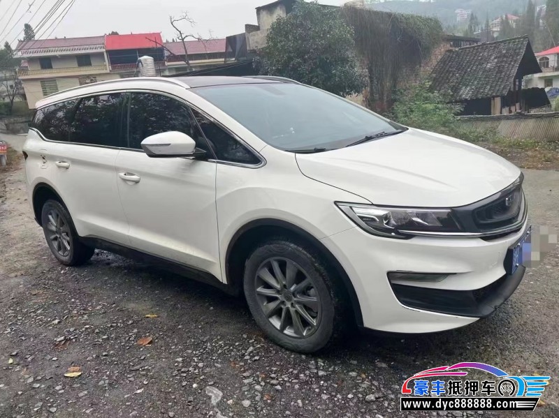 22年吉利嘉际轿车抵押车出售