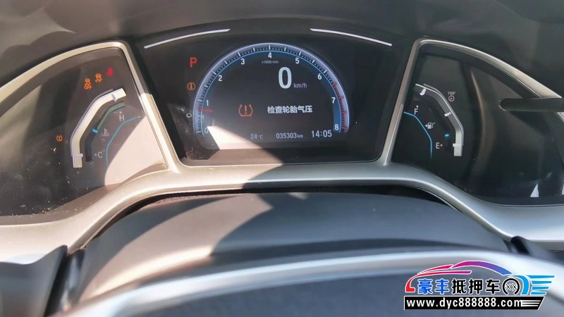 19年本田思域轿车抵押车出售