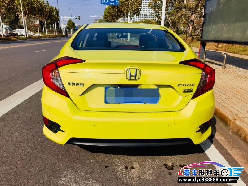 19年本田思域轿车抵押车出售