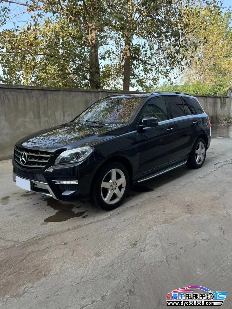 13年奔驰MLSUV抵押车出售