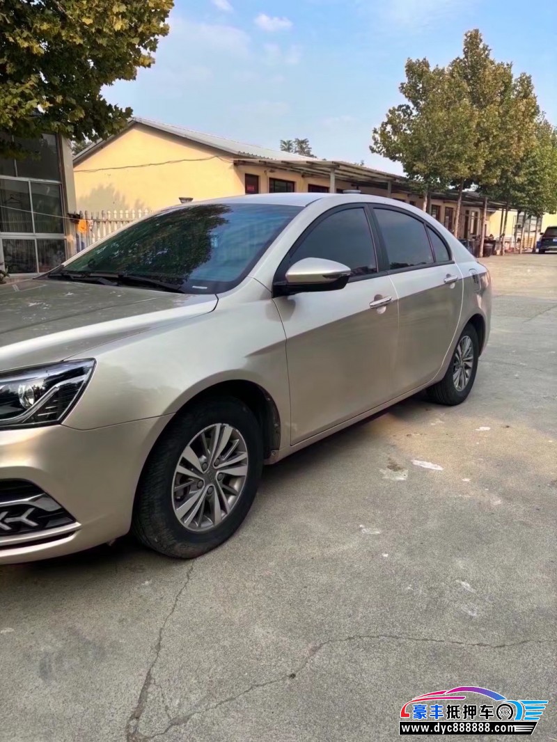 19年吉利帝豪轿车抵押车出售