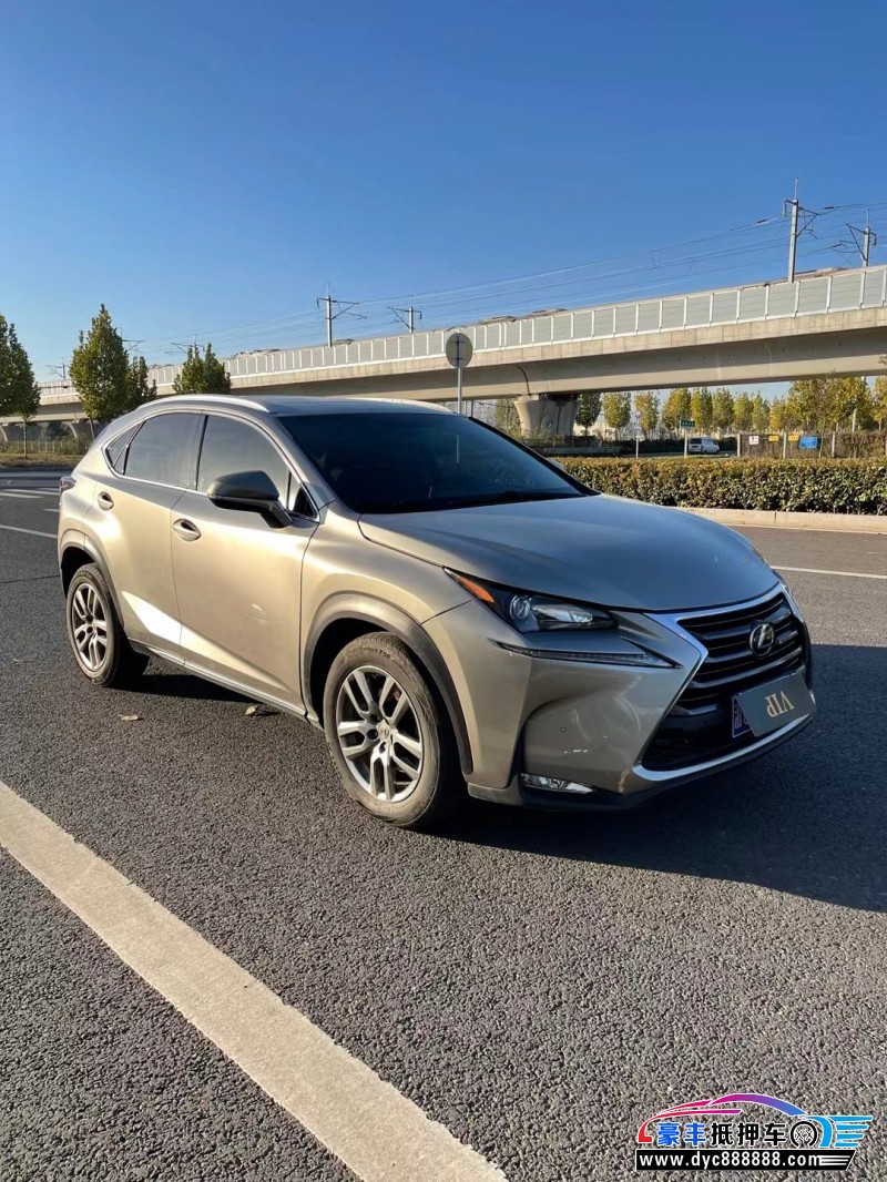 16年雷克萨斯NX轿车抵押车出售