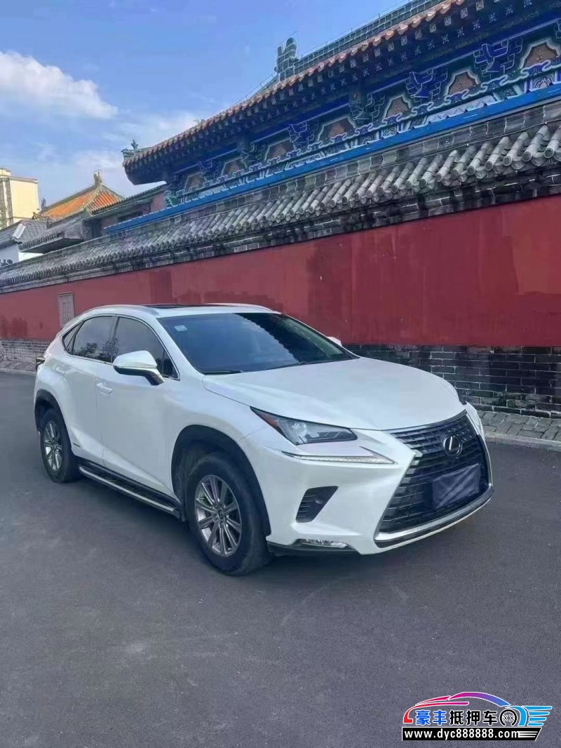 18年雷克萨斯NX轿车抵押车出售