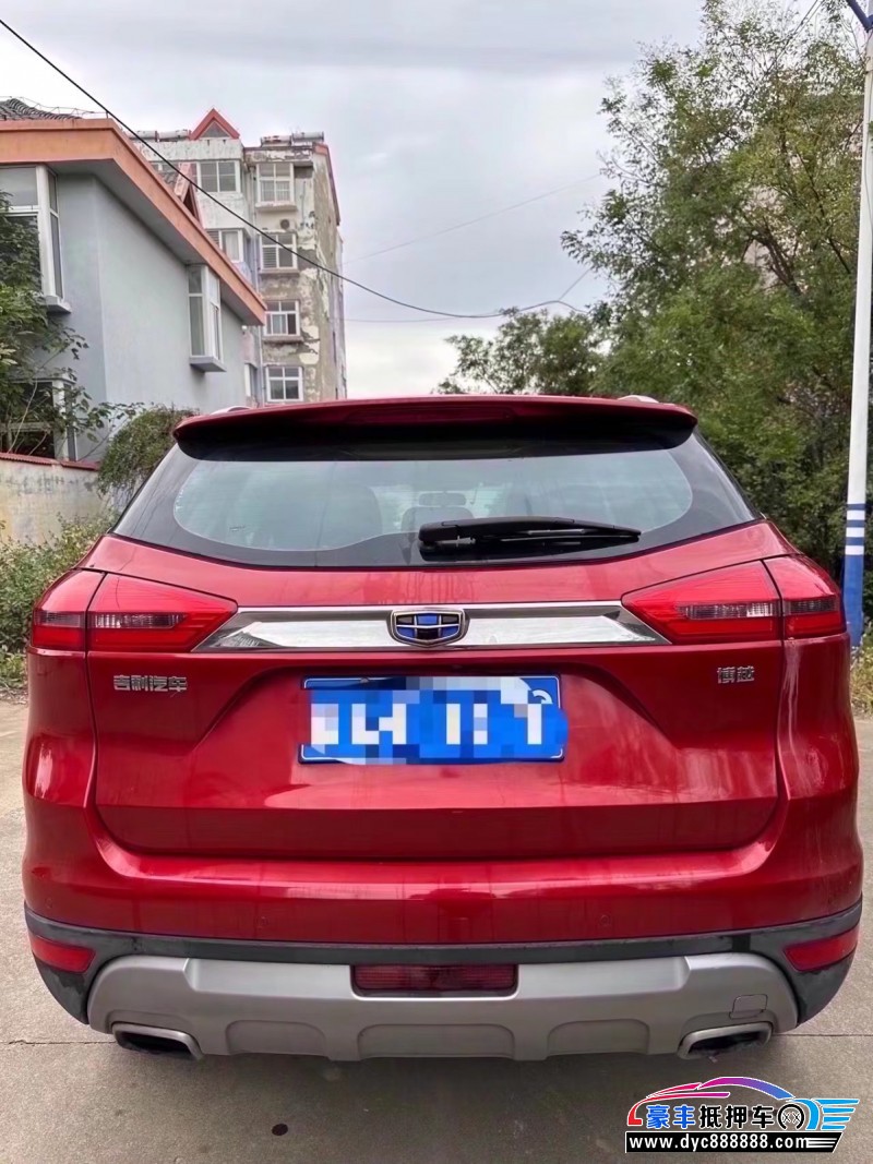 17年吉利博越SUV抵押车出售