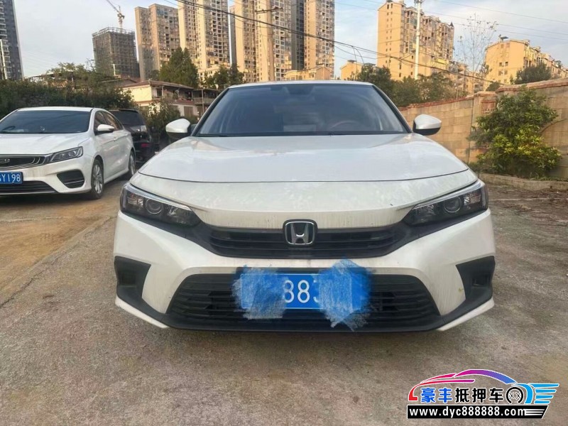 22年本田思域轿车抵押车出售