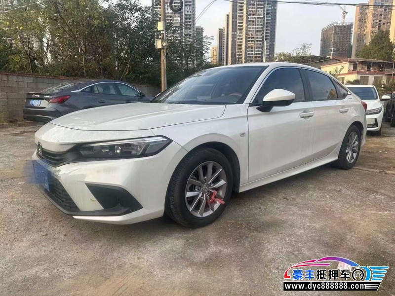 22年本田思域轿车抵押车出售