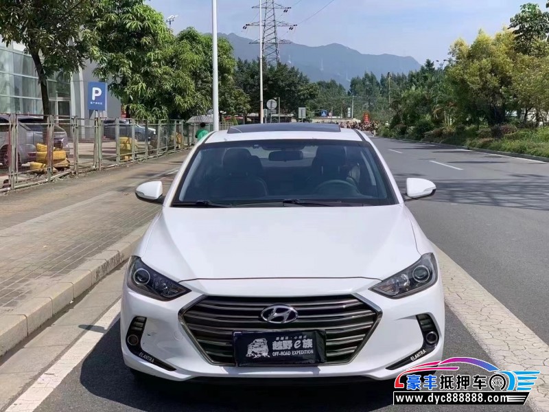 18年现代领动轿车抵押车出售