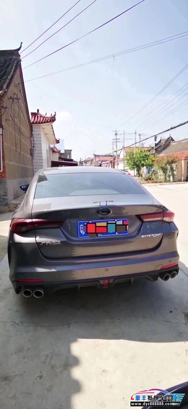 22年传祺影豹轿车抵押车出售