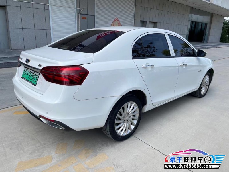 19年吉利帝豪EV轿车抵押车出售