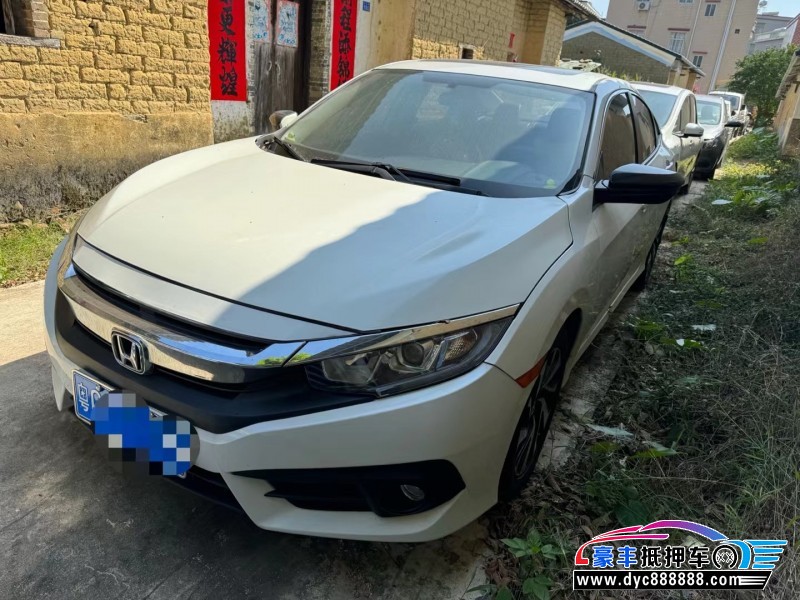 19年本田思域轿车抵押车出售