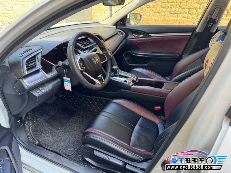 19年本田思域轿车抵押车出售