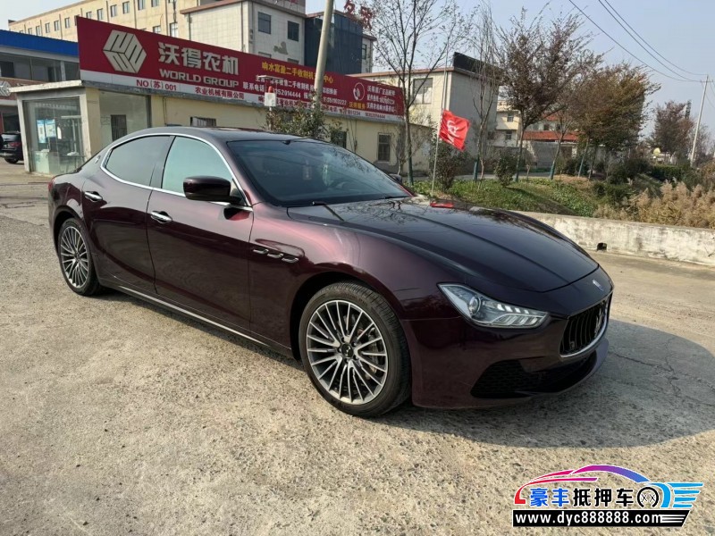 16年玛莎拉蒂Ghibli轿车抵押车出售