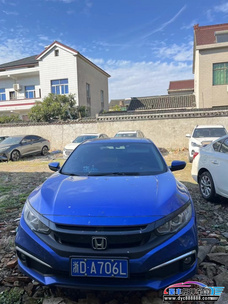 19年本田思域轿车抵押车出售