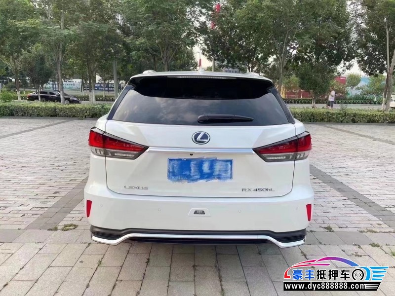 21年雷克萨斯RX轿车抵押车出售