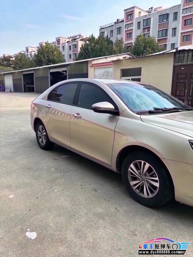 19年吉利帝豪轿车抵押车出售