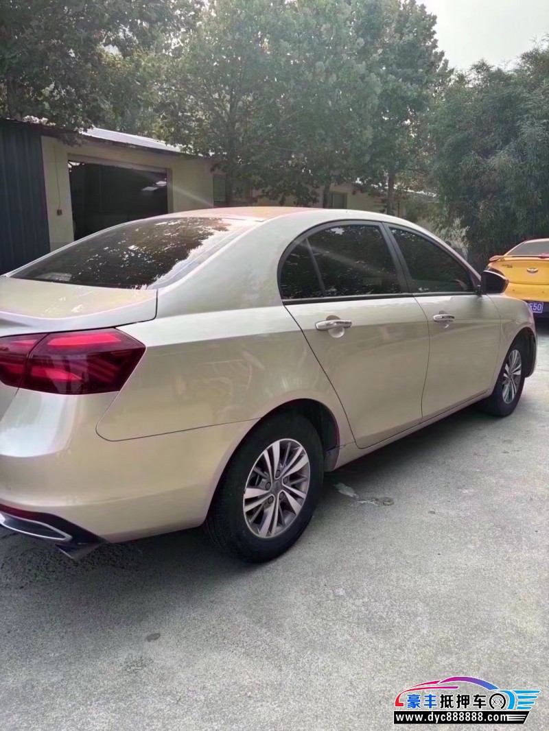 19年吉利帝豪轿车抵押车出售