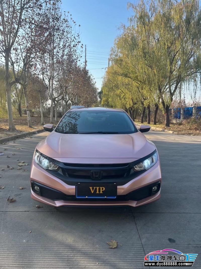 19年本田思域轿车抵押车出售