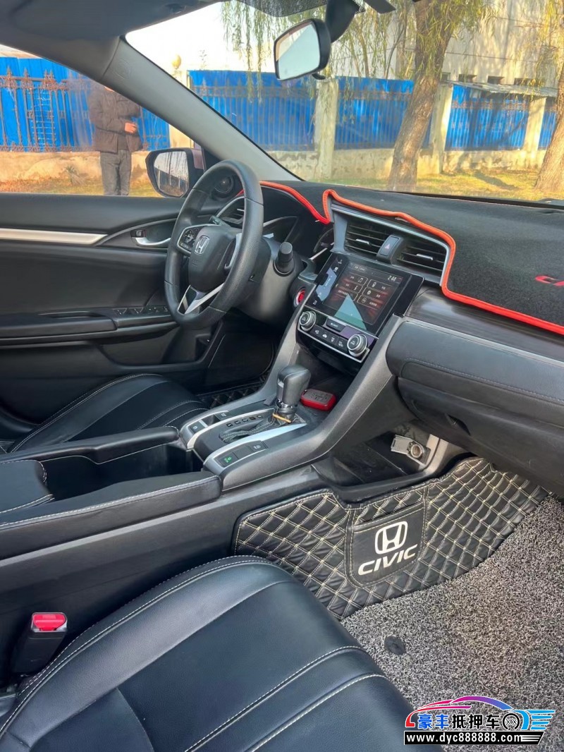 19年本田思域轿车抵押车出售