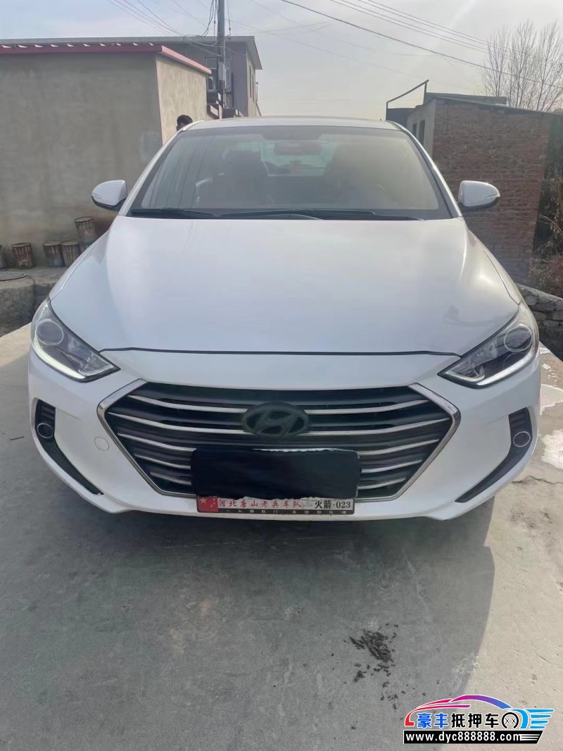 18年现代领动轿车抵押车出售