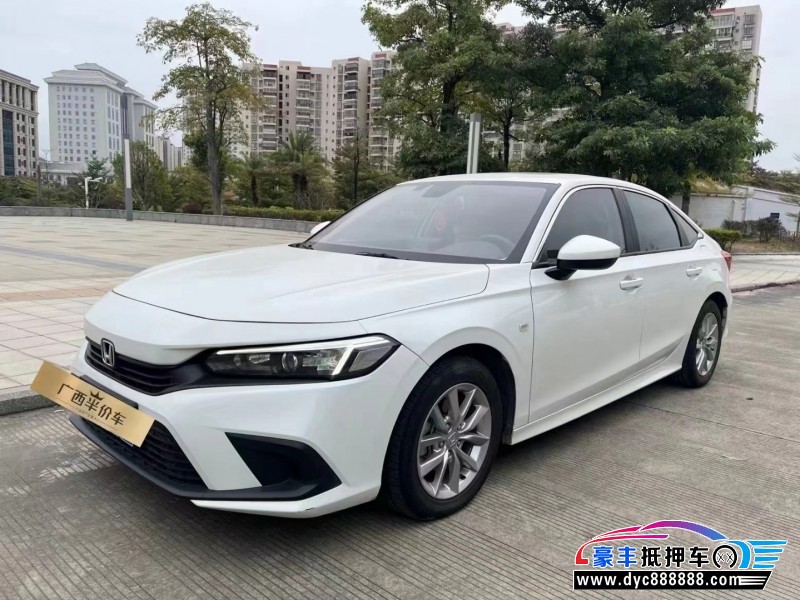 22年本田思域轿车抵押车出售