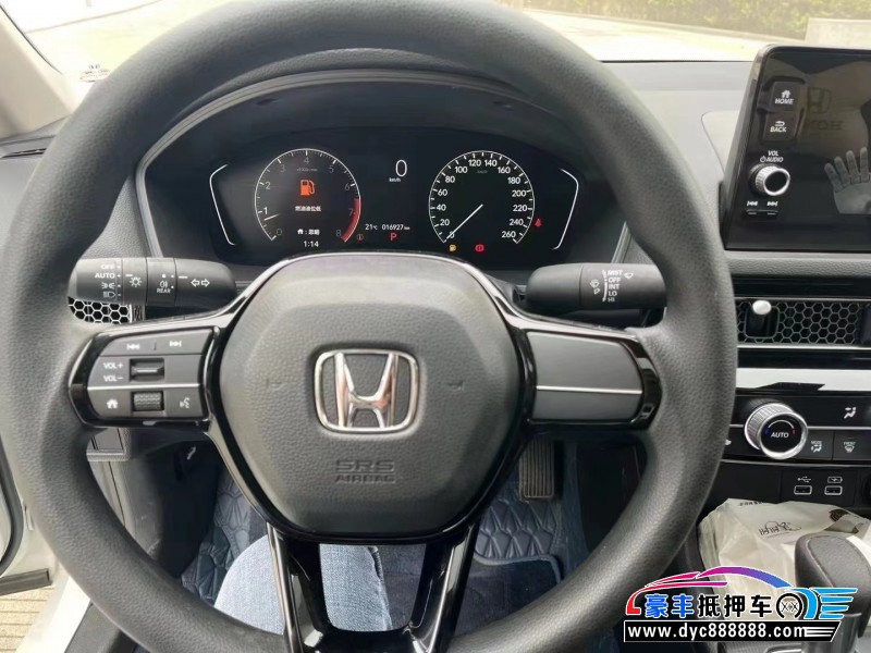 22年本田思域轿车抵押车出售