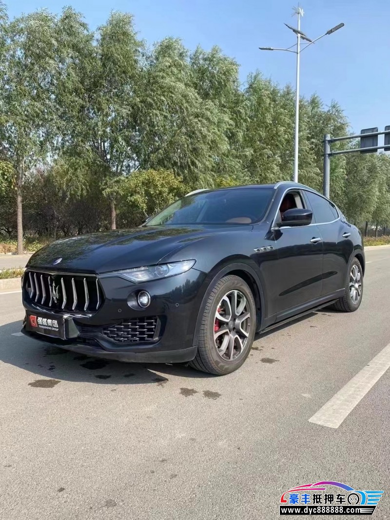 18年玛莎拉蒂莱万特轿车抵押车出售