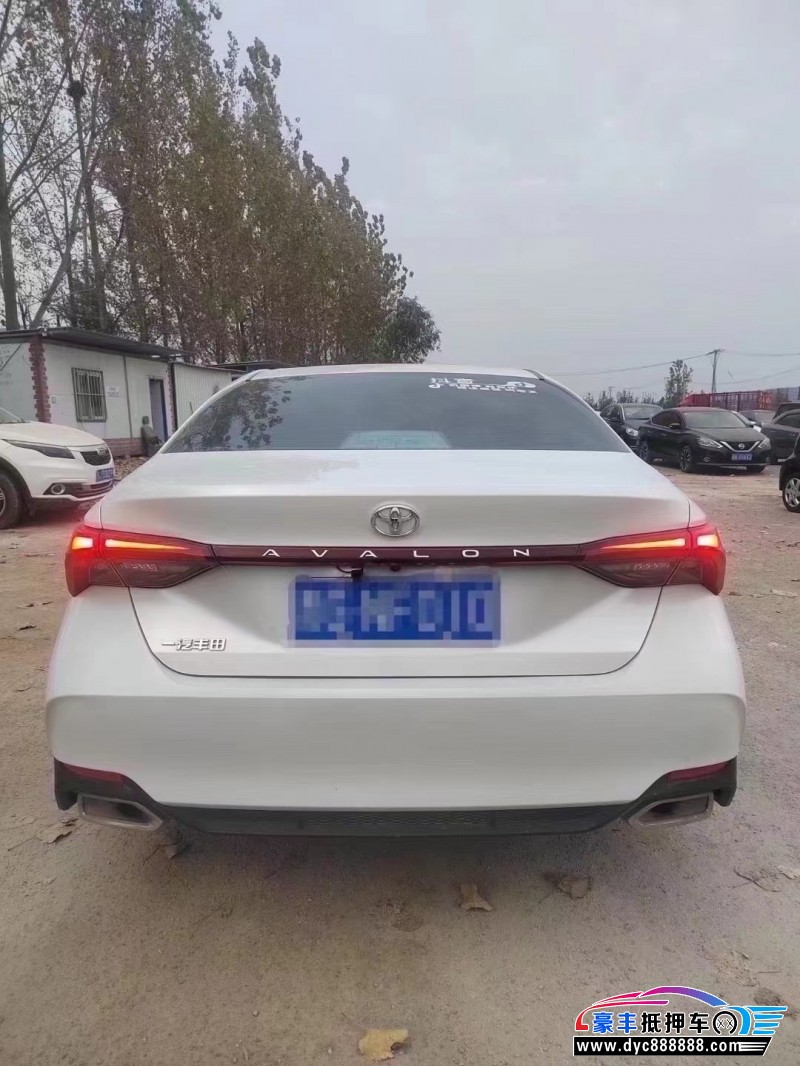 21年丰田亚洲龙轿车抵押车出售