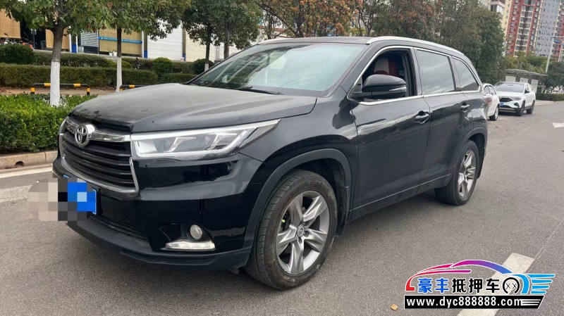 16年丰田汉兰达轿车抵押车出售