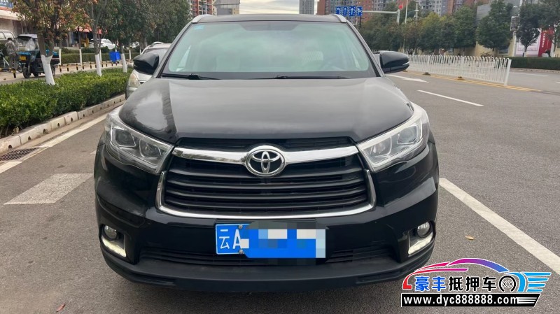 16年丰田汉兰达轿车抵押车出售