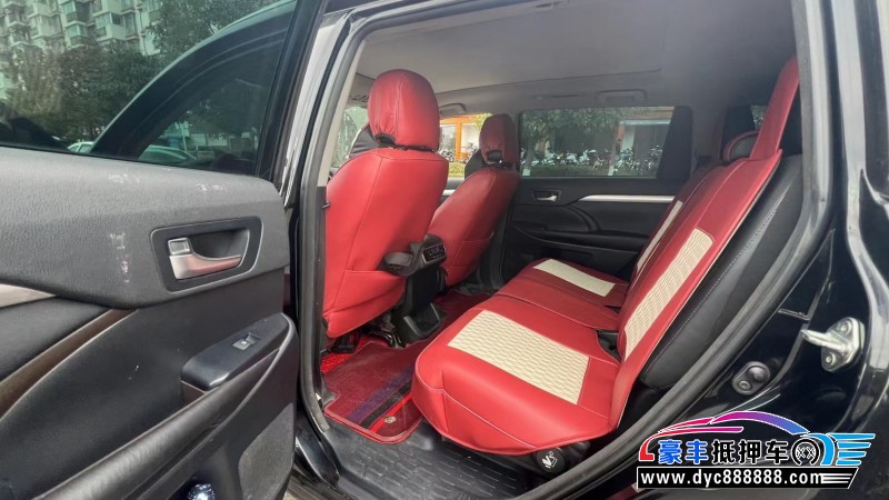 16年丰田汉兰达轿车抵押车出售