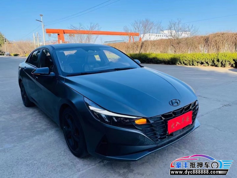 22年现代伊兰特轿车抵押车出售