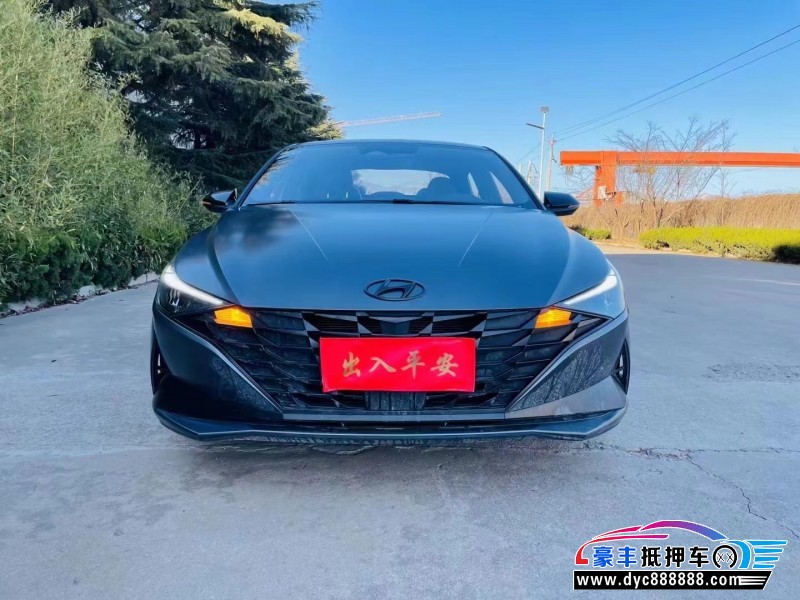 22年现代伊兰特轿车抵押车出售