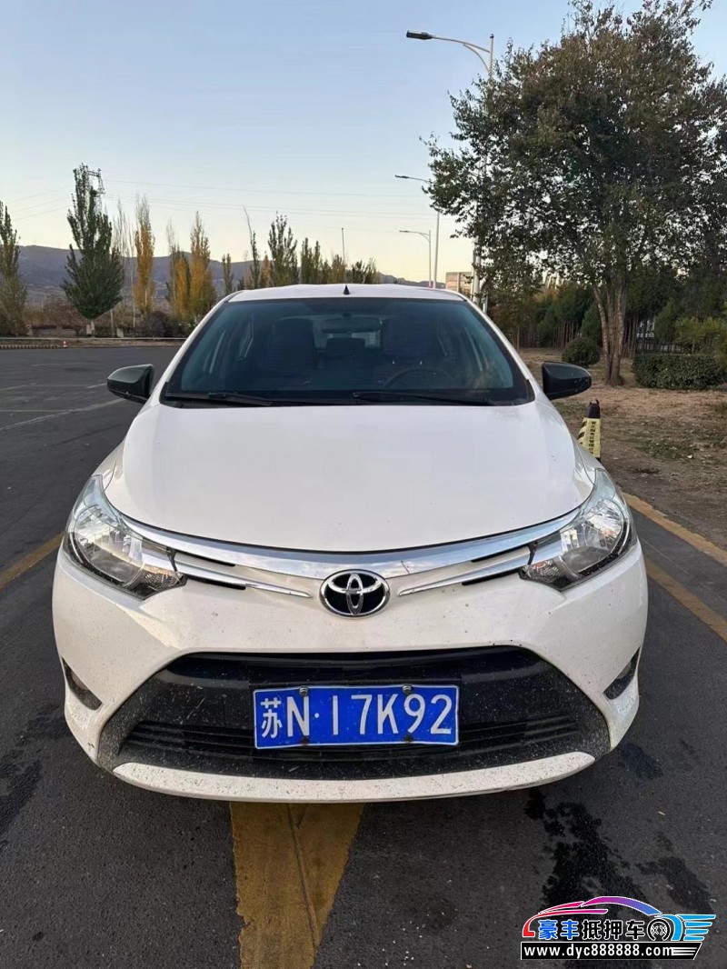 16年丰田威驰轿车抵押车出售