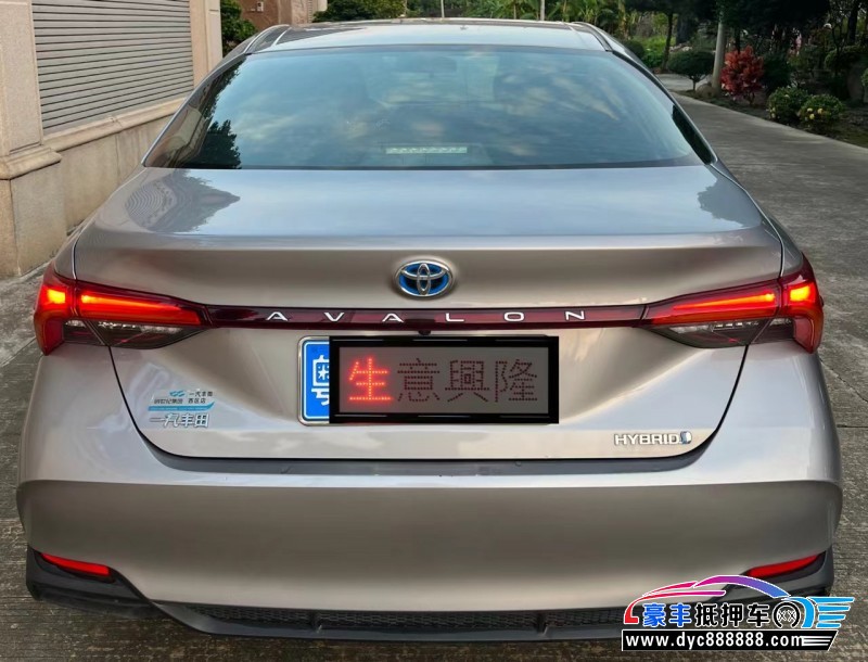 21年丰田亚洲龙轿车抵押车出售