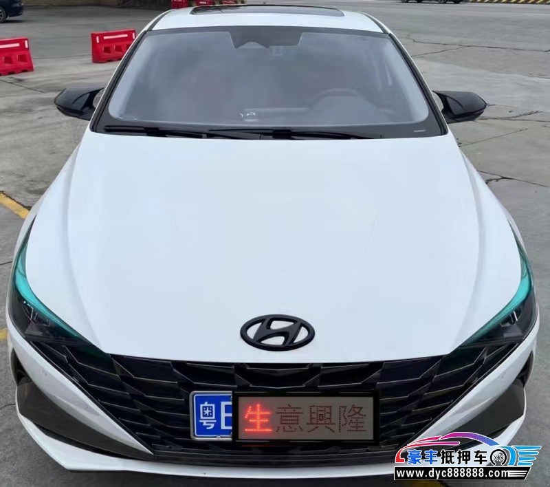 22年现代伊兰特轿车抵押车出售