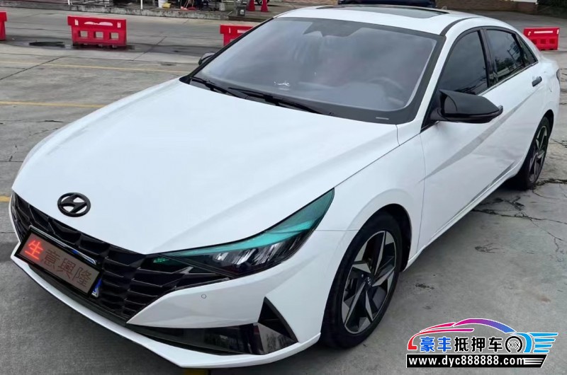 22年现代伊兰特轿车抵押车出售