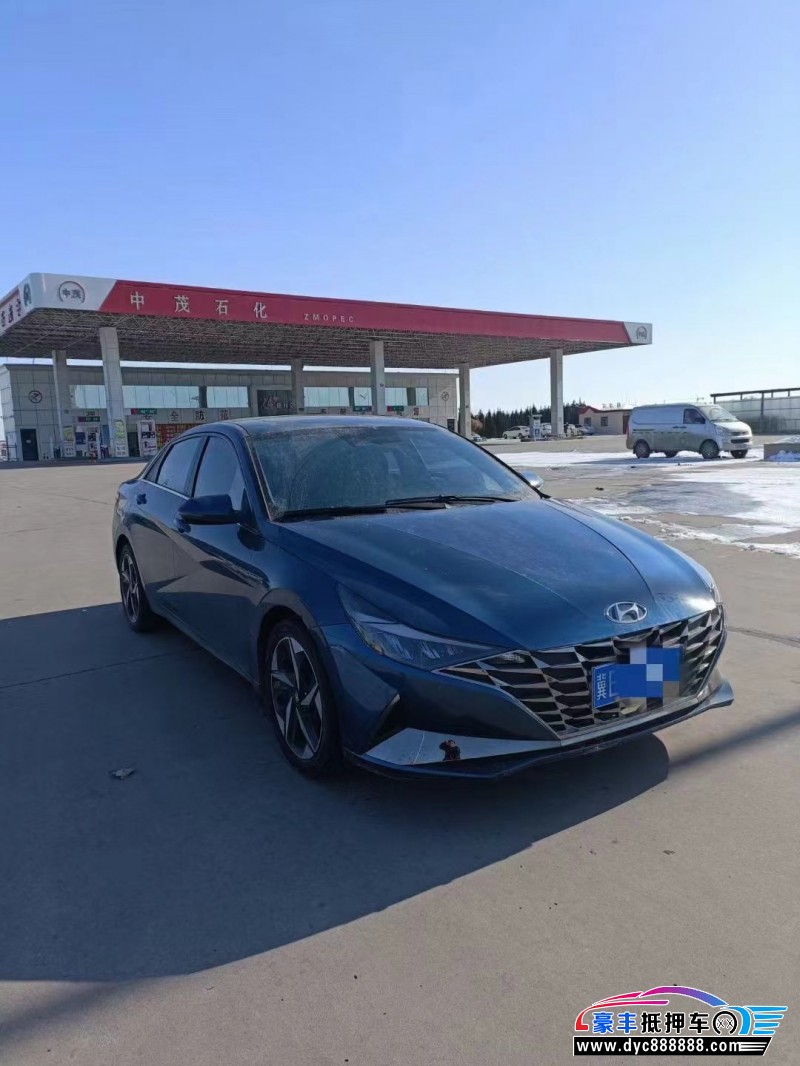 21年现代伊兰特轿车抵押车出售