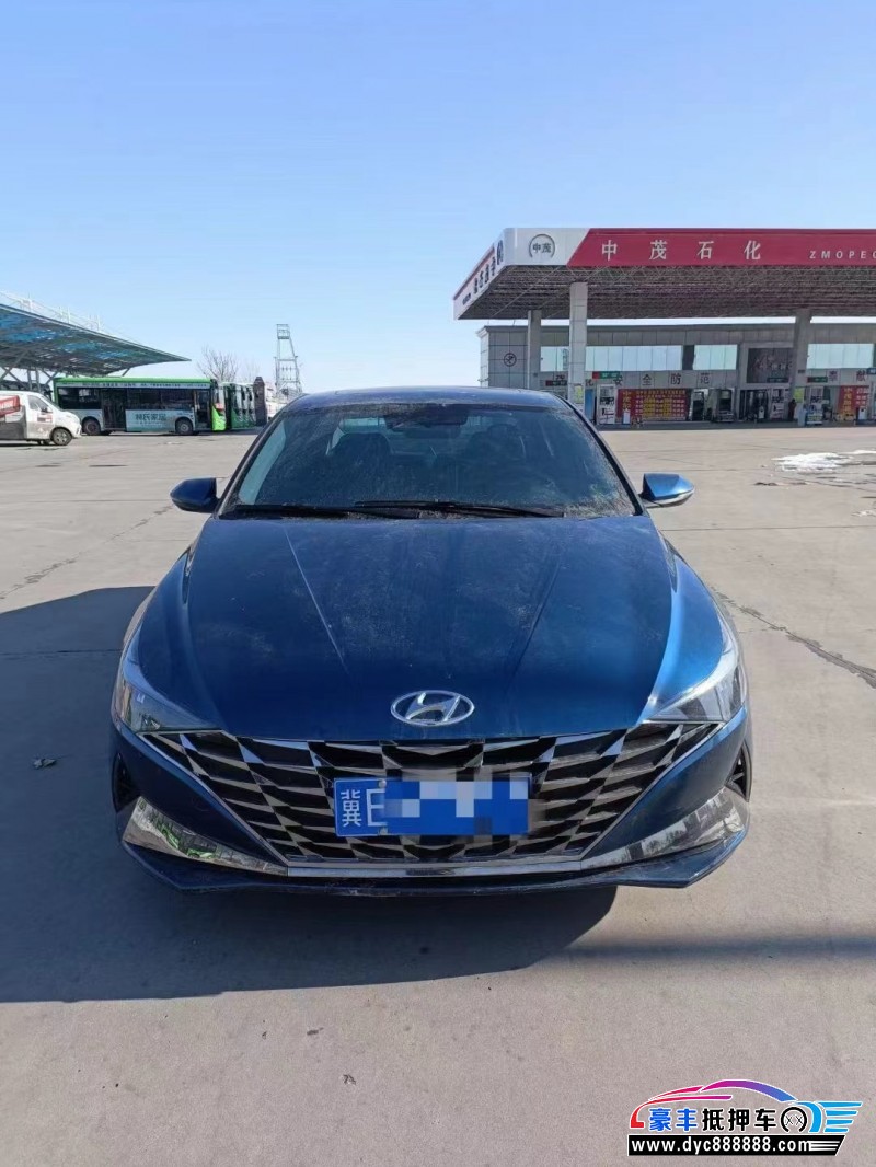 21年现代伊兰特轿车抵押车出售