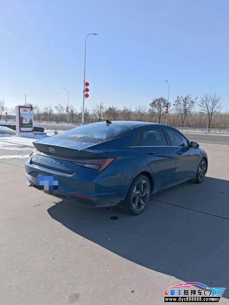 21年现代伊兰特轿车抵押车出售