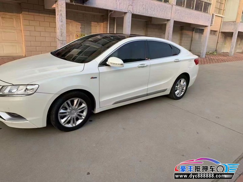 16年吉利博瑞轿车抵押车出售