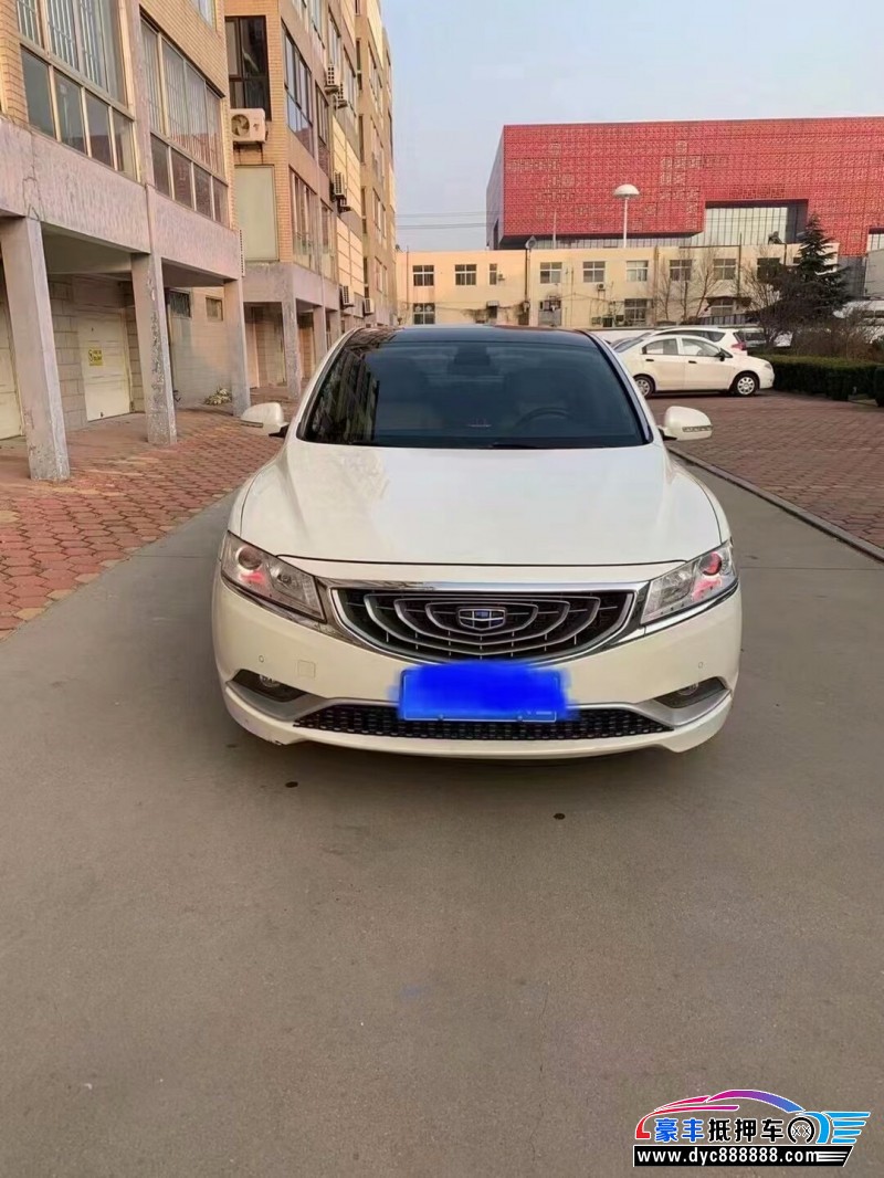 16年吉利博瑞轿车抵押车出售