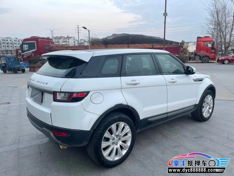 18年路虎揽胜极光轿车抵押车出售