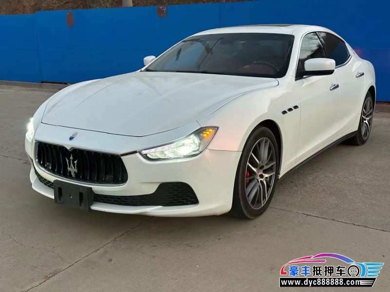 14年玛莎拉蒂Ghibli轿车抵押车出售