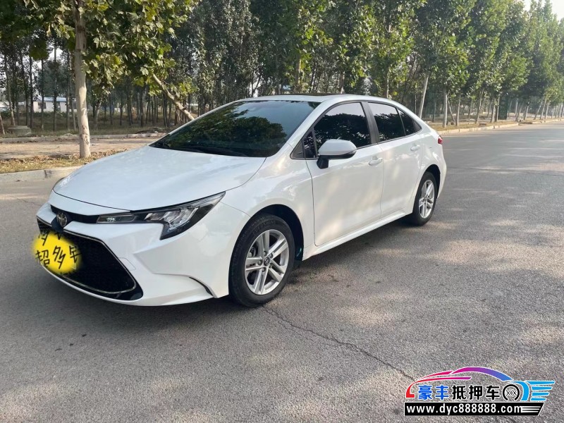 22年丰田雷凌轿车抵押车出售