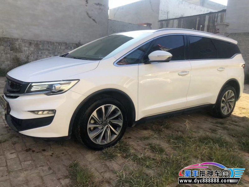 19年吉利嘉际SUV抵押车出售