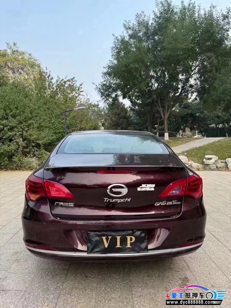 17年传祺GA6轿车抵押车出售