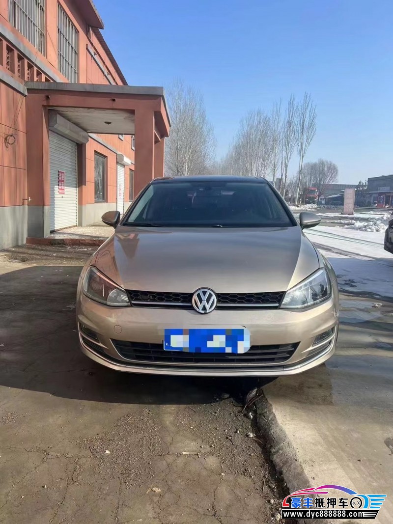 16年大众高尔夫轿车抵押车出售