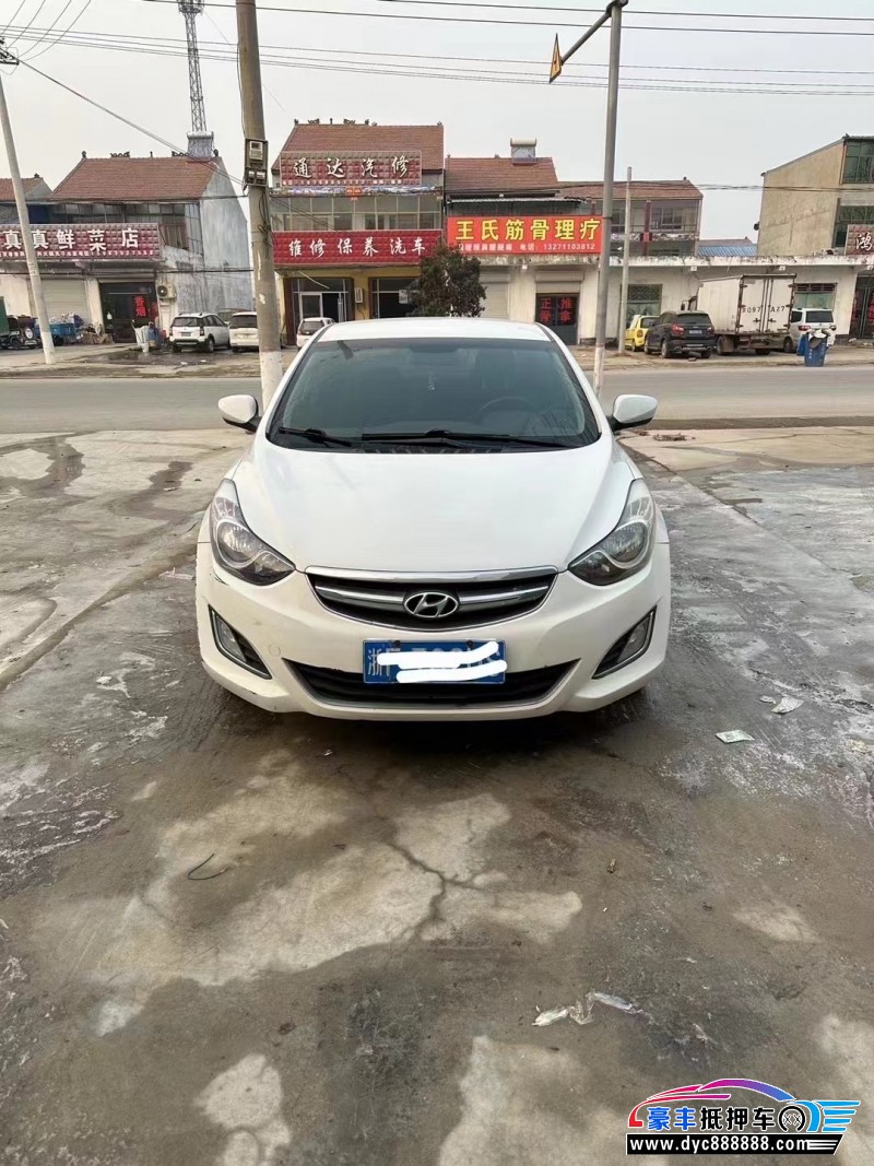 16年现代朗动轿车抵押车出售