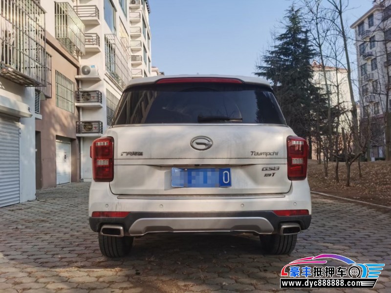 17年传祺GS8轿车抵押车出售